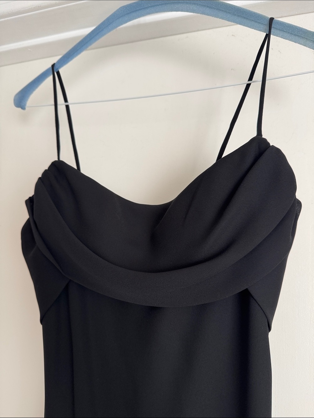 Vintage Jody California black full length dress